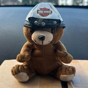 1997 Harley Davidson Bean Bag Plush Bear